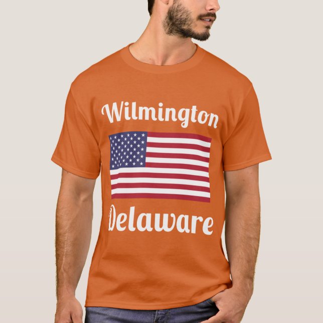 Camiseta Wilmington Delaware Impressões Elegantes1 (Frente)