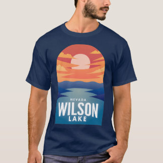Camiseta Wilson Lake NV Retro Sunset