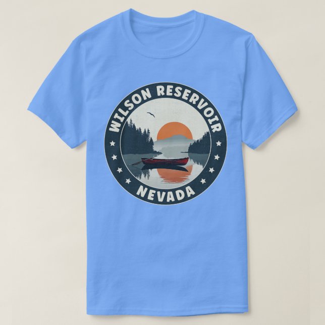 Camiseta Wilson Reservoir Nevada Sunset (Frente do Design)