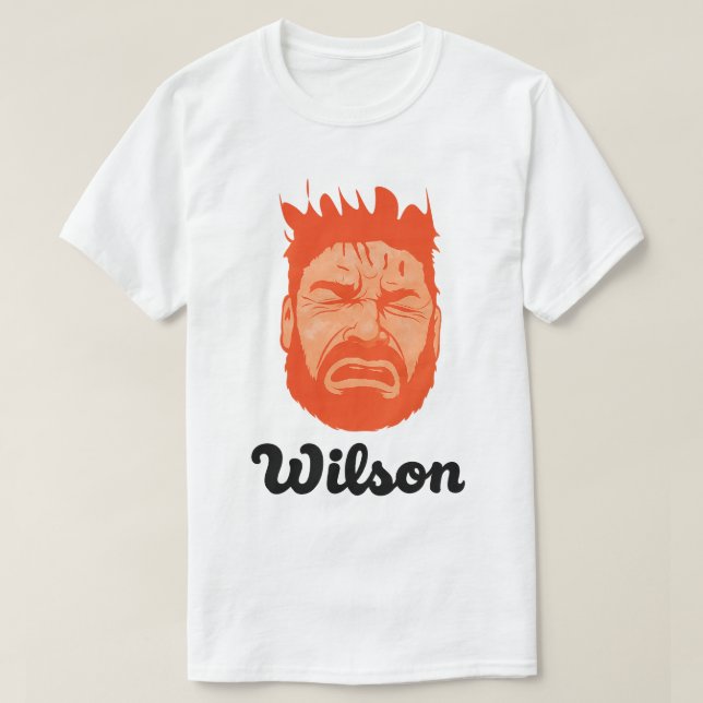 Camiseta Wilson Tom Wilson Falso Meme Chorando 2025 (Frente do Design)