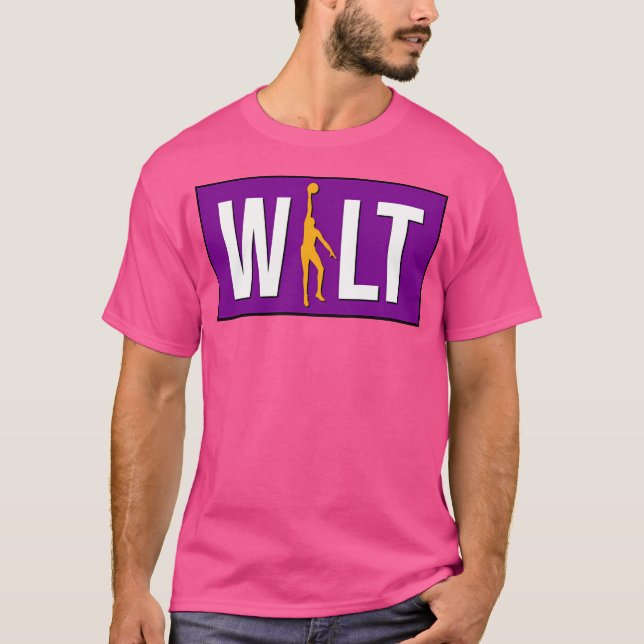 Camiseta Wilt Chamberlain - Basquete de Los Angeles (Frente)