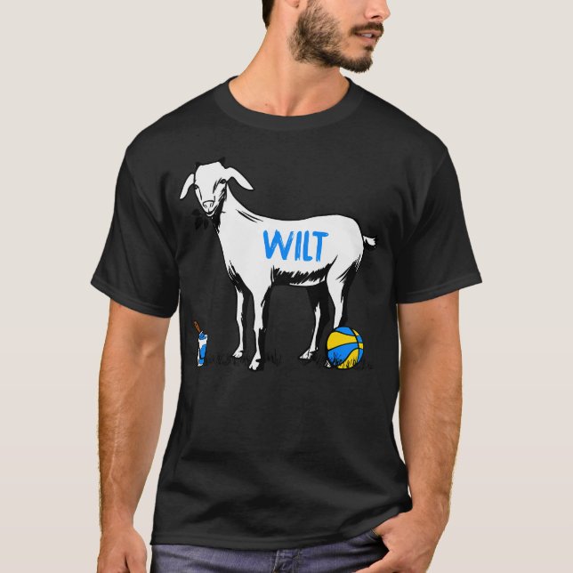 Camiseta Wilt Chamberlain Goat Basbol (Frente)