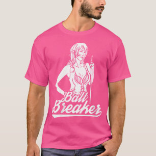 Camiseta Win Ball Breaker Piscina Engraçado Mulheres com 8