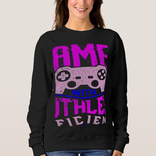 Camiseta WIN GAMES WITH RUTHLESS EFFICIENCY  Gaming (Frente)