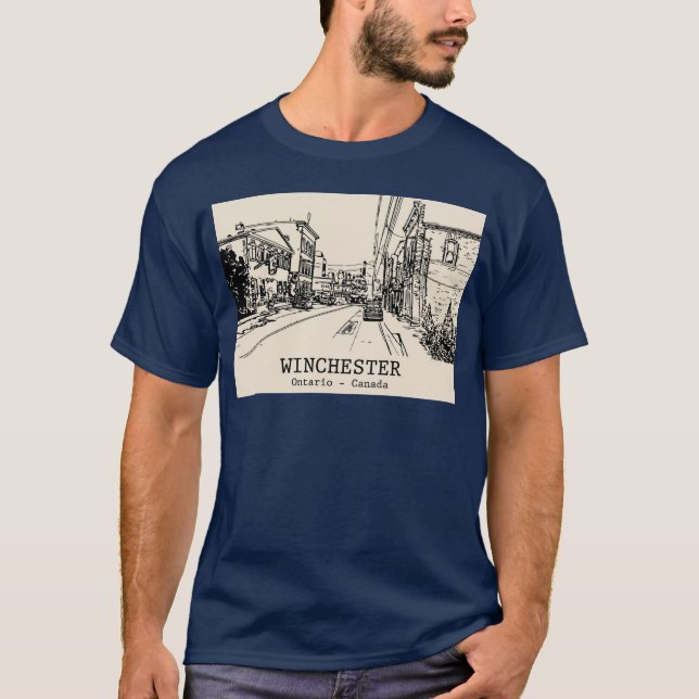 Camiseta Winchester - Ontário - gráfico (Frente)