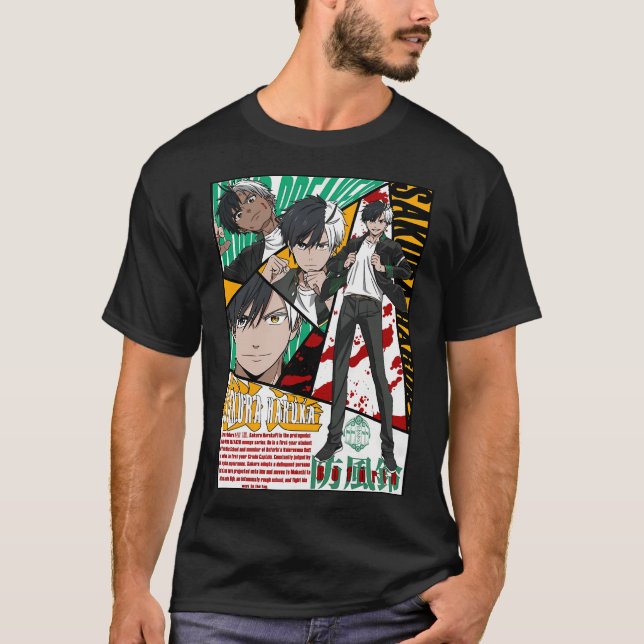 Camiseta Wind Breaker - Haruka Sakura (Frente)
