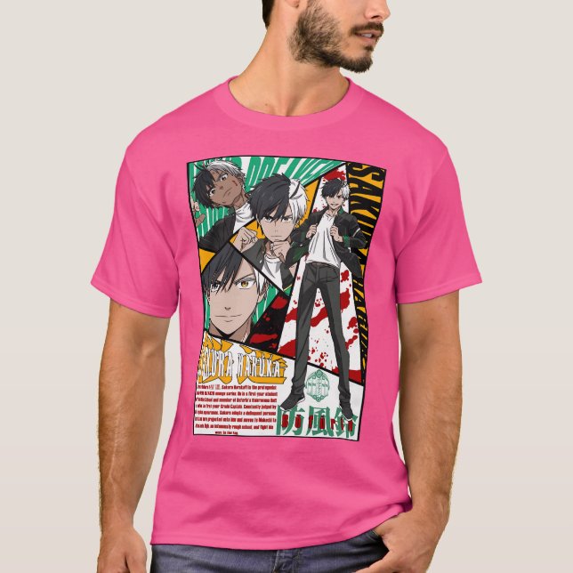 Camiseta Wind Breaker - Haruka Sakura (Frente)