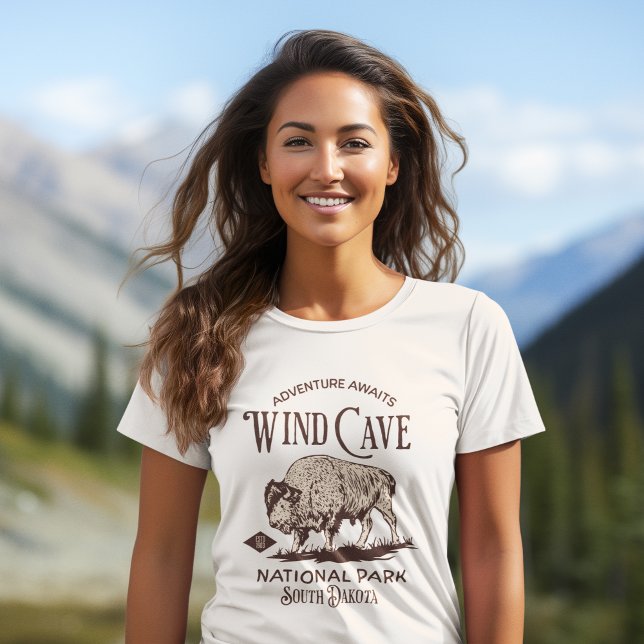 Camiseta Wind Cave National Park South Dakota Est. 1903 (Criador carregado)