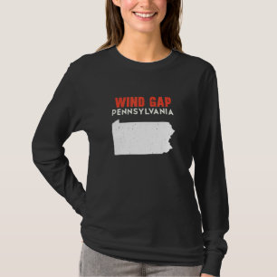 Camiseta Wind Gap Pensilvânia EUA Estado América Viagem