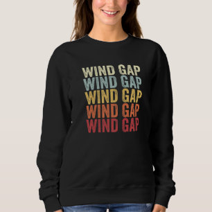 Camiseta Wind Gap Pensilvânia Wind Gap PA Retro Vintage Te