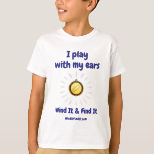 Camiseta Wind It & Find It™: ‘Brinco com Meus Ouvi