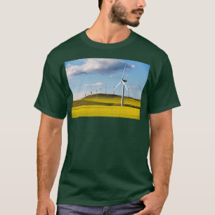 Camiseta Wind Turbine Renewable Energy Alberta Canada 6