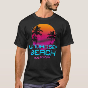 Camiseta Windansea Beach California Retro Wave 80s