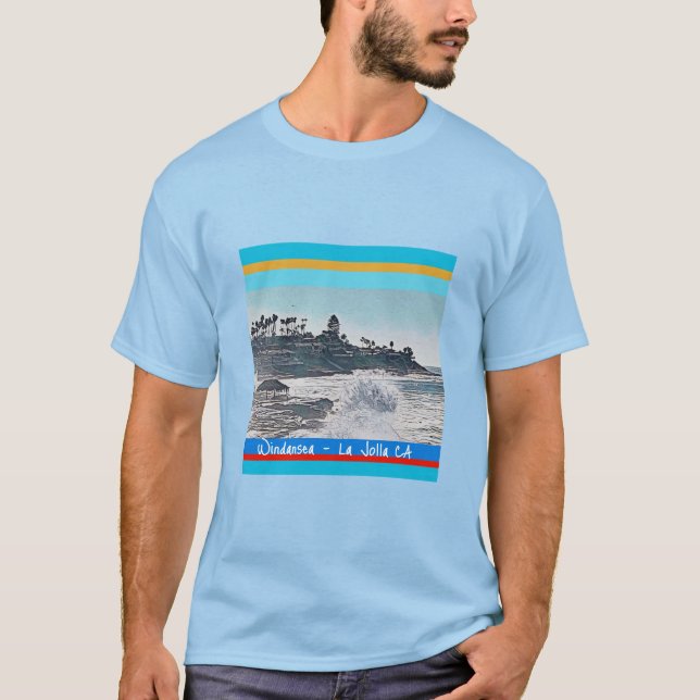 Camiseta Windansea Beach La Jolla, CA (Frente)