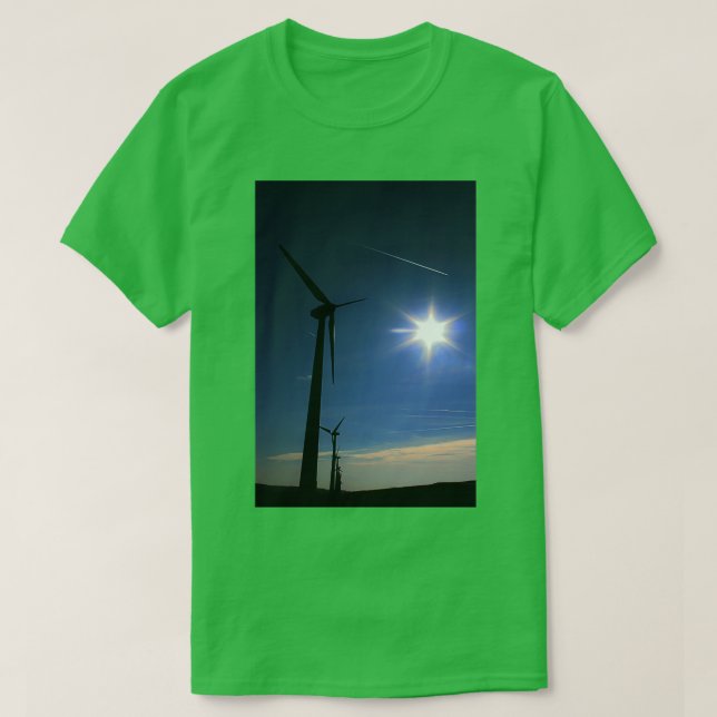 Camiseta Windfarm e Blue Sky (Frente do Design)
