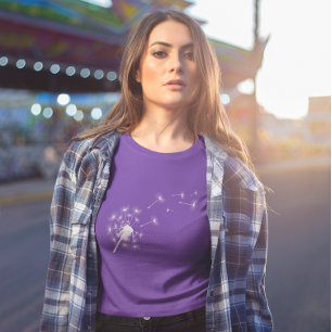 Camiseta Windflower Design de Dente-de-Leão para M