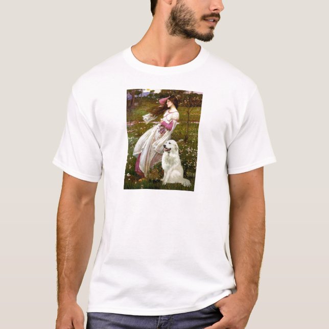 Camiseta Windflowers - Grandes Pirenéus 1 (Frente)