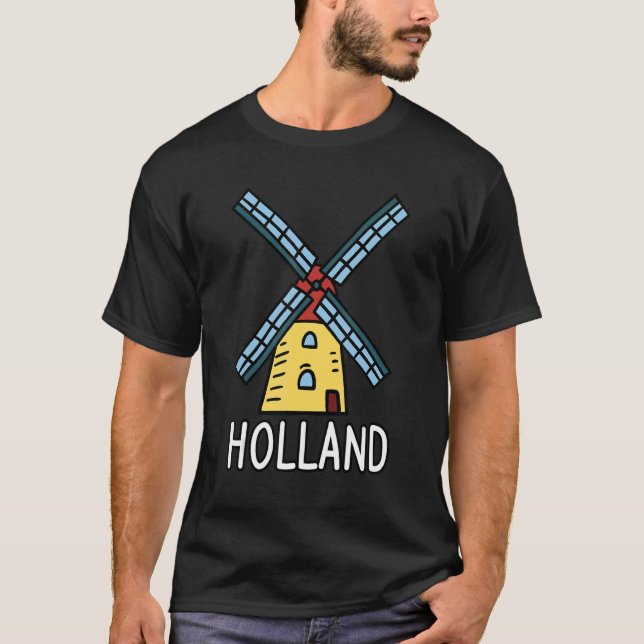 Camiseta Windmill Holland Países Baixos 3 (Frente)