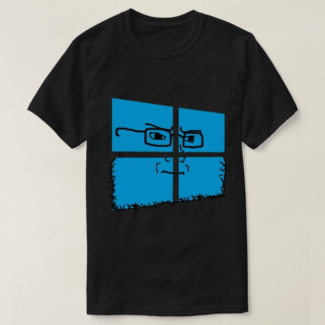 Camiseta Windows 10 Soyjak Wojak (Frente do Design)