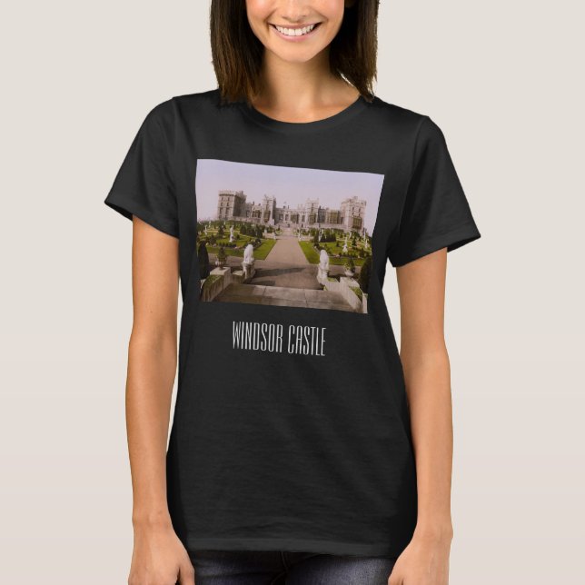 Camiseta Windsor Castle, Inglaterra (c. 1900) (Frente)