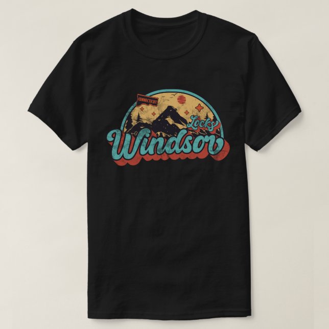Camiseta Windsor Locks, Connecticut (Frente do Design)
