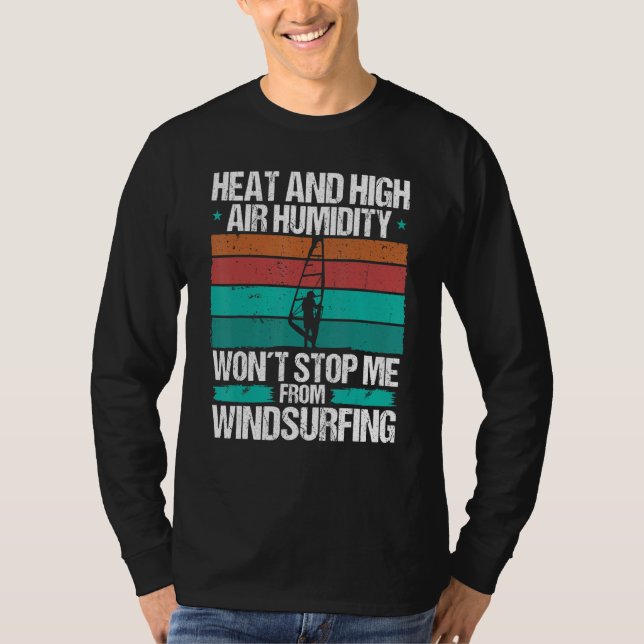 Camiseta Windsurfe Calor Umidade do Ar Vento Forte Windsurf (Frente)