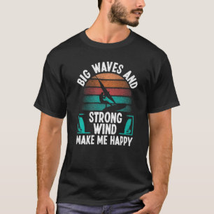 Camiseta Windsurfer Sail Strong Wind Waves Windsurfing