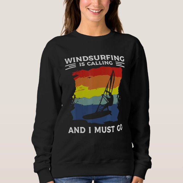 Camiseta Windsurfing Is Calling And I Must Go Windsurfer (Frente)