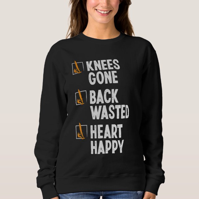 Camiseta Windsurfing Knee Injury Back Surgery Funny Windsur (Frente)