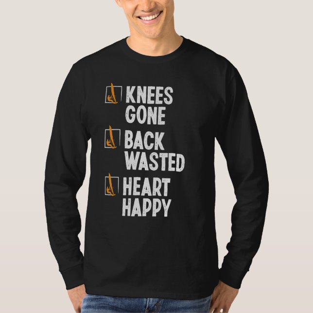 Camiseta Windsurfing Knee Injury Back Surgery Funny Windsur (Frente)