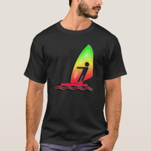 Camiseta Windsurfing lustroso