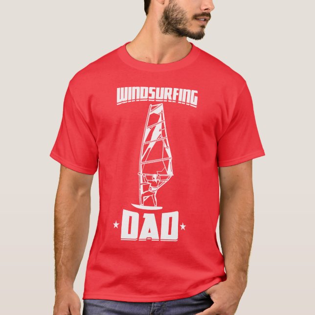 Camiseta Windsurfing Padre Retro (Frente)
