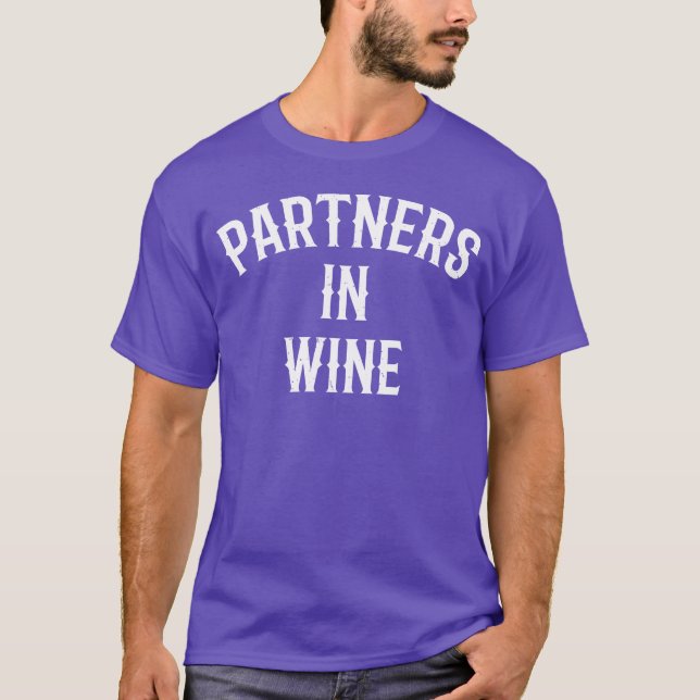 Camiseta Wine funny quote friend (Frente)