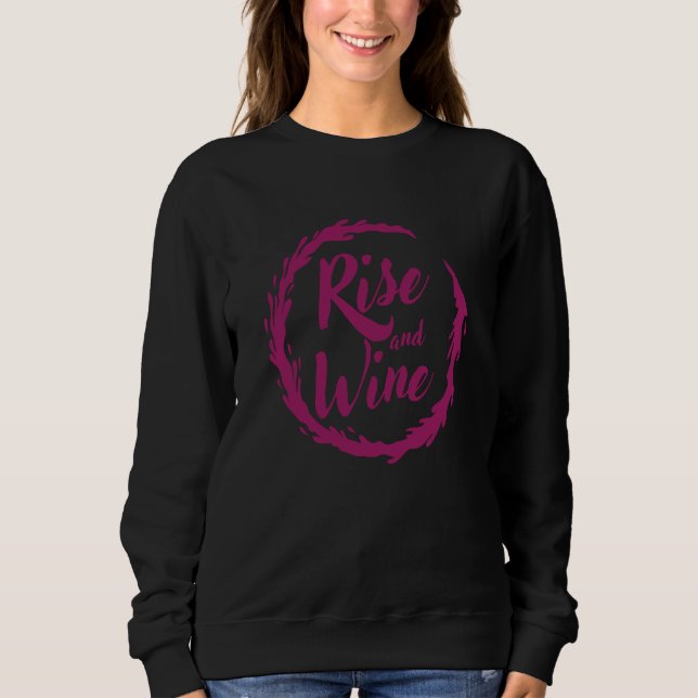 Camiseta Wine Rise and Wine (Frente)