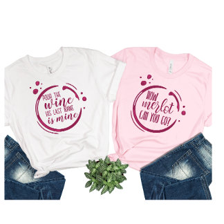 Camiseta Wine Themed Bachelorette Group Bride