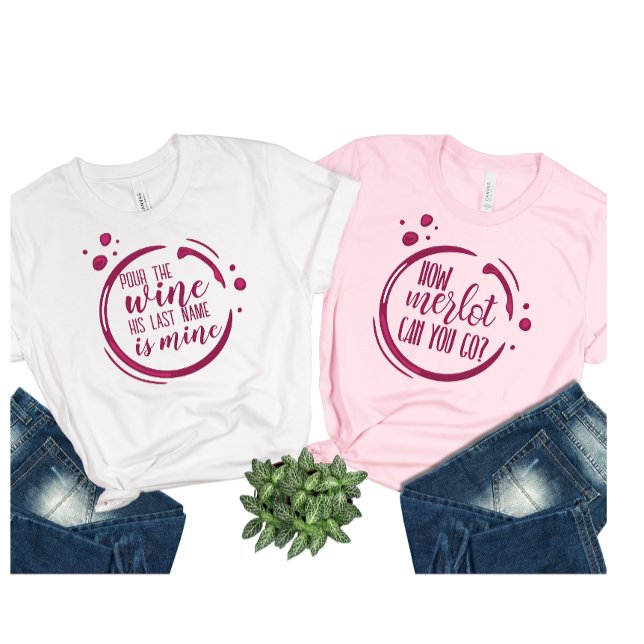 Camiseta Wine Themed Bachelorette Group Bride (Wine-Themed Bachelorette Group T-Shirt - Bride)