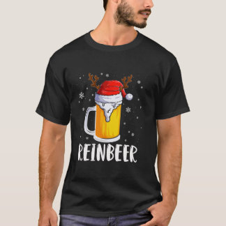 Camiseta Winedeer Reinber Engraçada Casal de Natal