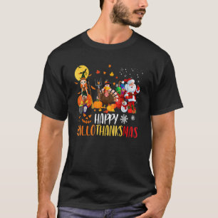 Camiseta Wines Glass Ação de Graças Feliz Hallothanksmas 8