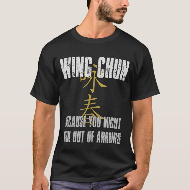 Camiseta Wing Chun, no arrows (Frente)