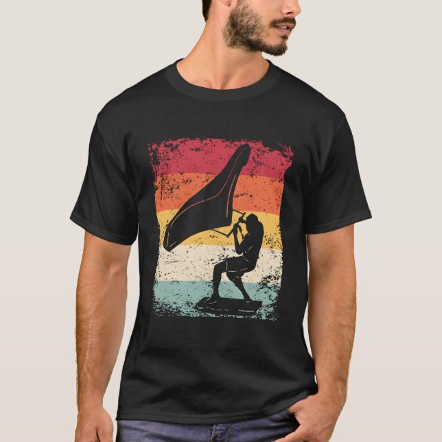 Camiseta Wing Foil Wingsurfing Retro Men Foil Wing (Frente)