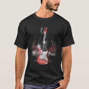 Camiseta Wing, guitarra, astral, masculino