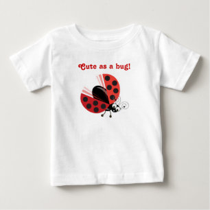 Camiseta Wing-Nutz™_Ladybug_Sweet & Cute como um inseto!