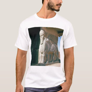 Camiseta Winged humano-dirigiu o touro, período