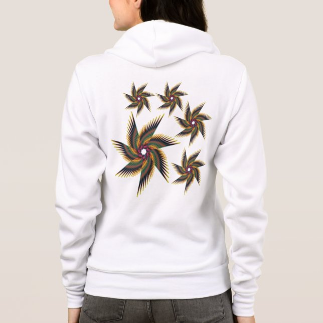 Camiseta wings flora (Verso)