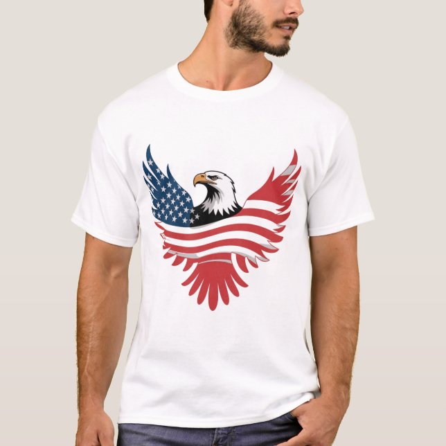 Camiseta Wings of Freedom – American Eagle USA (Frente)
