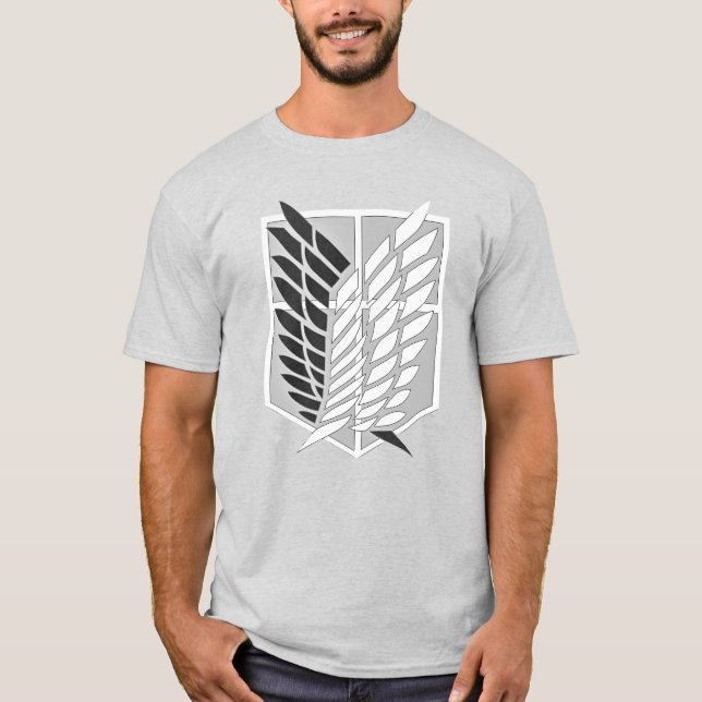 Camiseta Wings of Freedom — Survey Corps Emblem Tee (Frente)