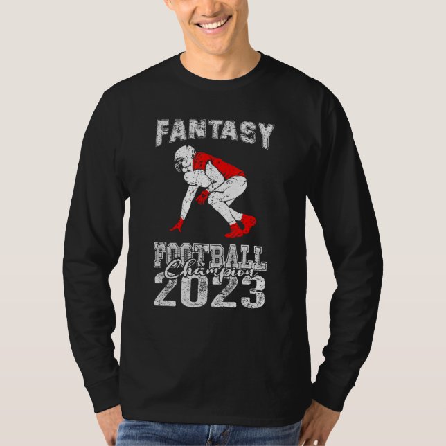 Camiseta Winner Fantasy Football Champion  Fantasy League C (Frente)