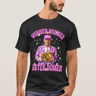 Camiseta winner winner easter dinner T rump, retro, vintage