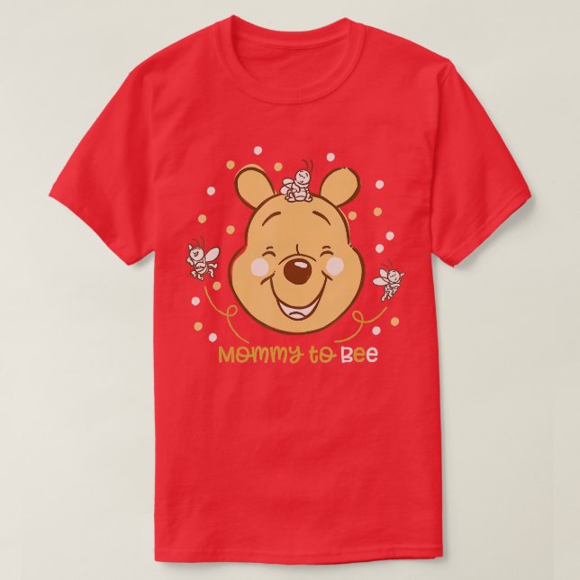 Camiseta Winnie, a Mamãe do Pooh para a Abelha (Frente do Design)