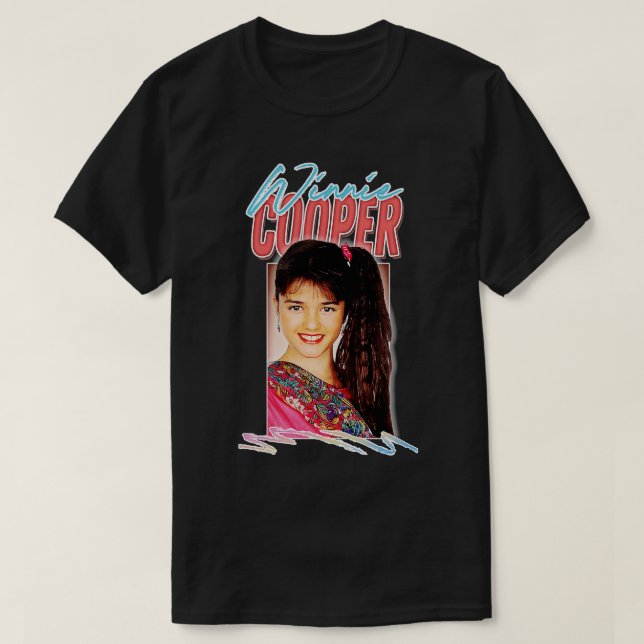 Camiseta Winnie Cooper Estilo Retro 80s Design estético (Frente do Design)